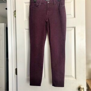 Lucky Brand Ava Leggings Jeans Women’s Size 8/29 Maroon Burgundy Stylish EUC